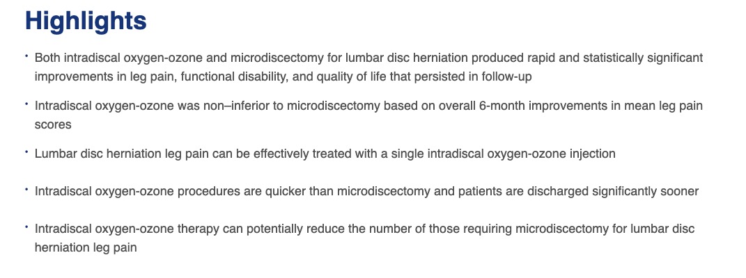 Highlights of an article from the Spine Journal