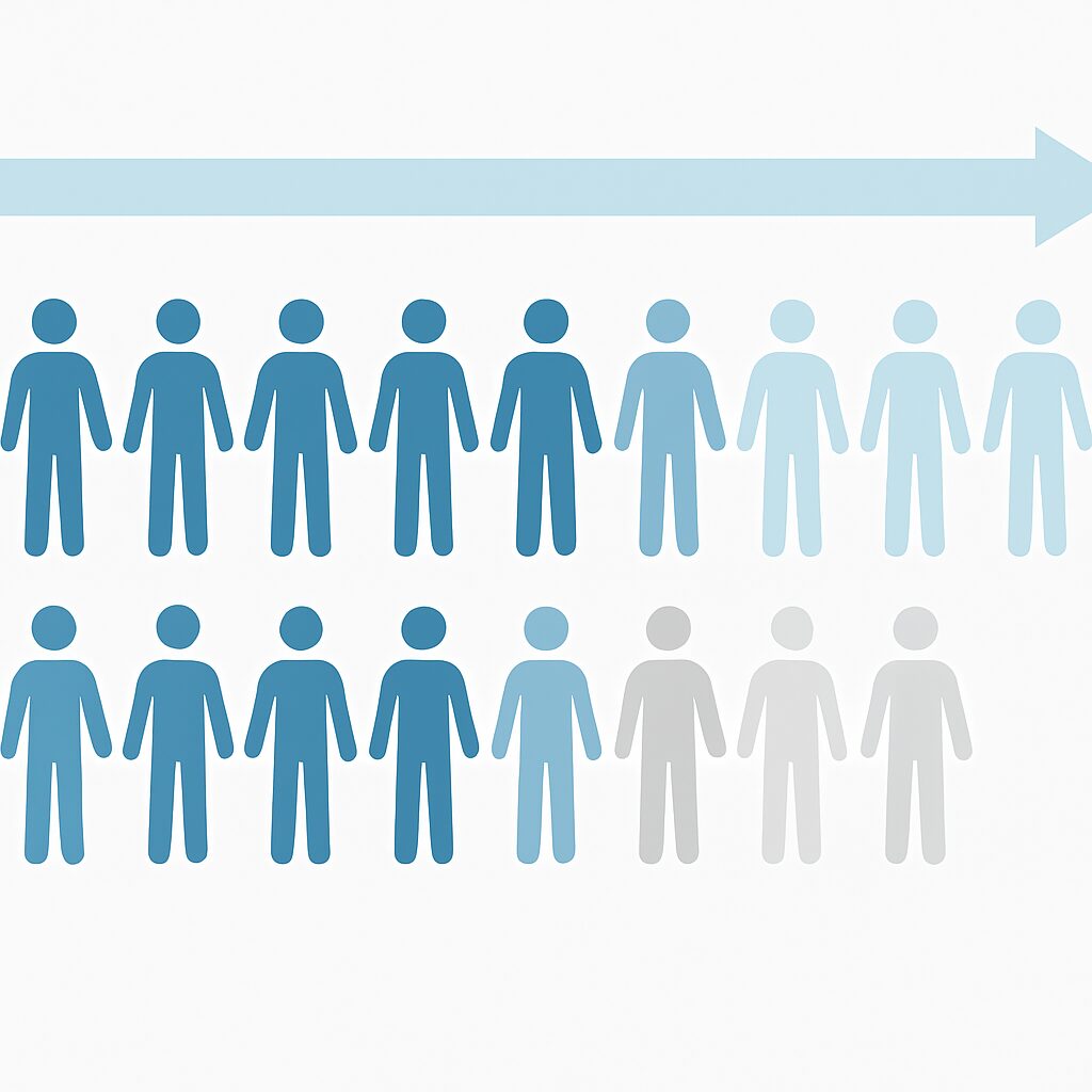 Clinical Trial Patient Follow Up Timeline Illustration
