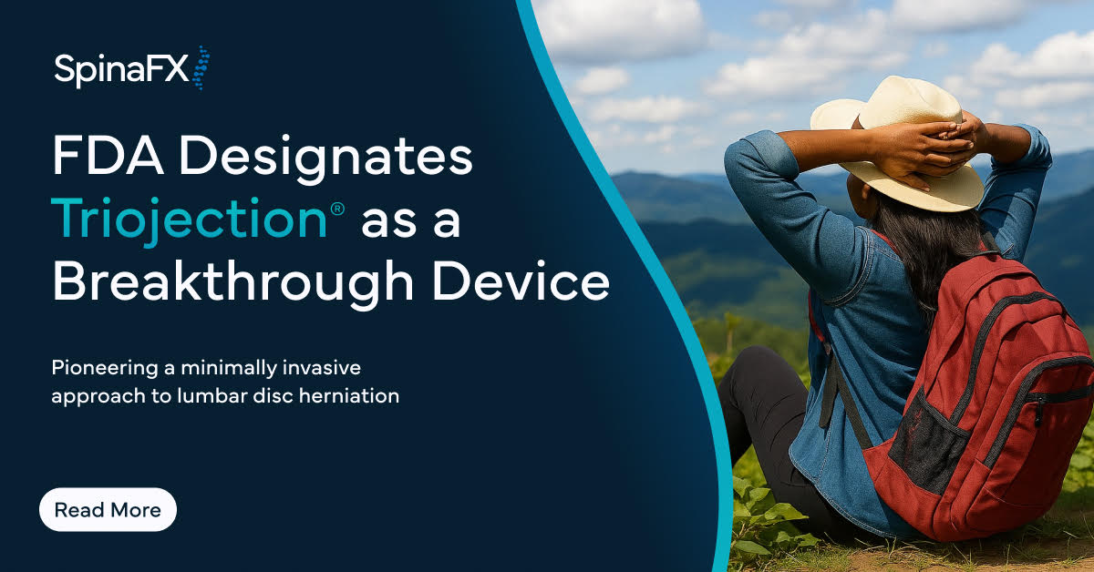 FDA Designates Triojection® as a Breakthrough Device